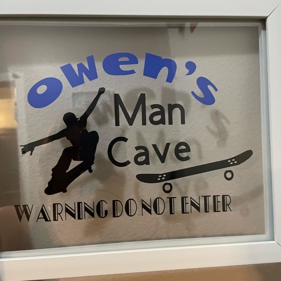 Personalized man cave sign, wall art, home decor - Picture 2 of 3